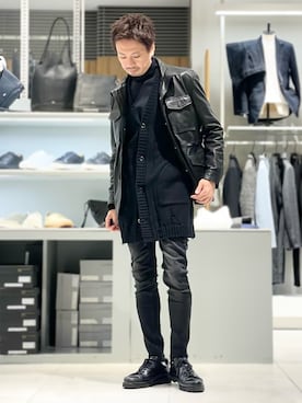 「5351 POUR LES HOMMES（ゴーサンゴーイチプールオム）のアイテム」を使った、OMI2さん（メンズ・180cm）の秋コーディネート