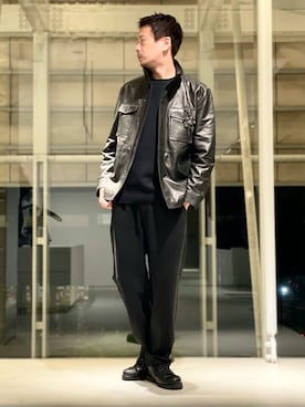 「5351 POUR LES HOMMES（ゴーサンゴーイチプールオム）のアイテム」を使った、OMI2さん（メンズ・180cm）の秋コーディネート