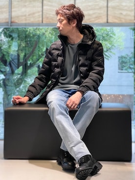 「アイテム（ブルゾン）」を使った、OMI2さん（メンズ・180cm）の夏コーディネート
