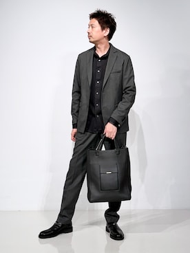 「5351 POUR LES HOMMES（ゴーサンゴーイチプールオム）のアイテム（ジャケット/アウター）」を使った、OMI2さん（メンズ・180cm）の秋コーディネート