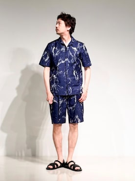 「5351 POUR LES HOMMES（ゴーサンゴーイチプールオム）のアイテム」を使った、OMI2さん（メンズ・180cm）の春コーディネート