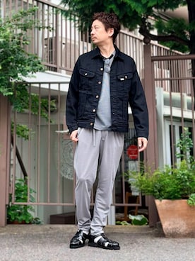 「5351 POUR LES HOMMES（ゴーサンゴーイチプールオム）のアイテム」を使った、OMI2さん（メンズ・180cm）の夏コーディネート