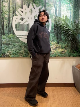 「アイテム（スニーカー）」を使った、Timberland 伊勢丹新宿PC4さん（メンズ・170cm）の秋コーディネート