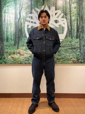 「アメカジ」｜「アイテム（ジャケット/アウター）」を使った、Timberland 伊勢丹新宿PC4さん（メンズ・170cm）の夏コーディネート