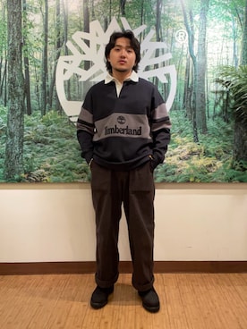 「アイテム（ブーツ）」を使った、Timberland 伊勢丹新宿PC4さん（メンズ・170cm）の秋コーディネート