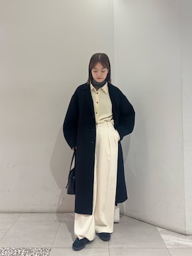 「アイテム（シャツ/ブラウス）」を使った、suzukoさん（レディース・161cm）の秋コーディネート