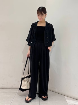 「URBANRESEARCH」｜「アイテム（キャミソール）」を使った、suzuko87さん（レディース・161cm）の春コーディネート