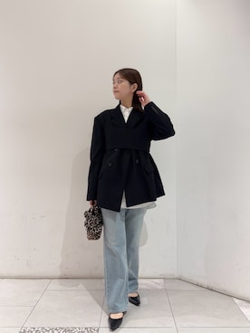 「GANNI（ガニー）のアイテム」を使った、suzukoさん（レディース・161cm）の春コーディネート