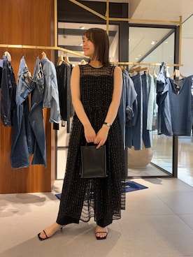 「nicholson&nicholson（ニコルソンアンドニコルソン）のアイテム」を使った、suzukoさん（レディース・161cm）の夏コーディネート