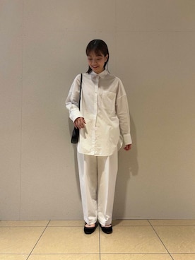 「nicholson&nicholson（ニコルソンアンドニコルソン）のアイテム」を使った、suzukoさん（レディース・161cm）の夏コーディネート