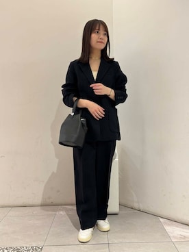 「HAKUJI（ハクジ）のアイテム」を使った、suzukoさん（レディース・161cm）の冬コーディネート