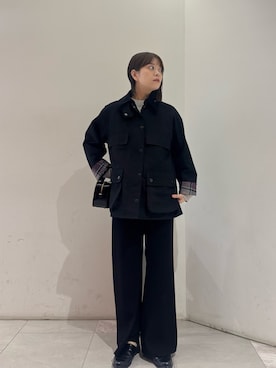 「アイテム（ジャケット/アウター）」を使った、suzuko87さん（レディース・161cm）の秋コーディネート