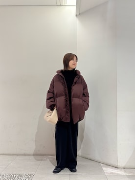 「URBAN RESEARCH（アーバンリサーチ）のGANNI　Hobo Mini Grained（ハンドバッグ）」を使った、suzukoさん（レディース・161cm）の秋コーディネート