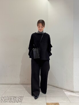 「URBAN RESEARCH（アーバンリサーチ）のアイテム（ショルダーバッグ）」を使った、suzukoさん（レディース・161cm）の秋コーディネート