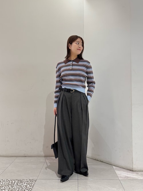 パンツ USHIWAKA チチカカ（TITICACA） パンツ エッグタックパンツ レディース メンズ