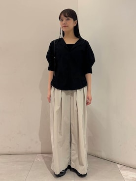 「URBANRESEARCH」｜「アイテム（キャミソール）」を使った、suzuko87さん（レディース・161cm）の春コーディネート