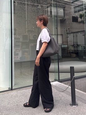 「アイテム（トートバッグ）」を使った、yokyok0103さん（レディース・172cm・30代）の夏コーディネート