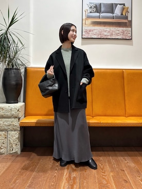 藤田　瀬名さん（骨格ストレート・レディース・157cm）の冬コーディネート