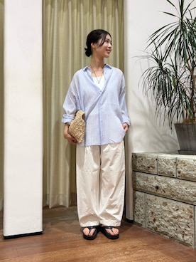 藤田 瀬名さん(レディース・156cm)の夏コーディネート