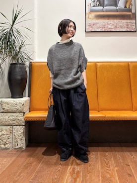「URBAN RESEARCH DOORS(アーバンリサーチドアーズ)のアイテム」を使った、藤田 瀬名さん(レディース・157cm)の秋コーディネート