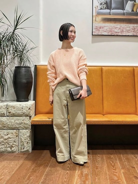 藤田瀬名さん（レディース・157cm）の冬コーディネート