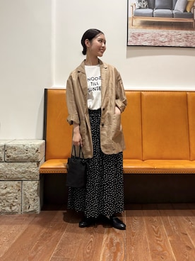 藤田　瀬名さん（レディース・157cm）の春コーディネート