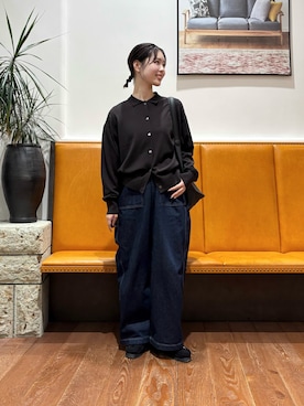 藤田　瀬名さん（レディース・157cm）の冬コーディネート