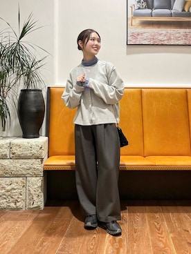 藤田　瀬名さん（レディース・157cm）の冬コーディネート