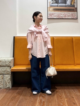 藤田　瀬名さん（レディース・157cm）の春コーディネート