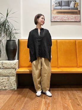 「イエベ春」｜藤田　瀬名さん（レディース・157cm）の春コーディネート