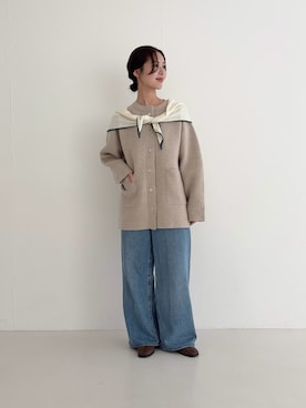 藤田　瀬名さん（レディース・156cm）の秋コーディネート