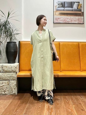 「イエベ春」｜藤田　瀬名さん（レディース・157cm）の春コーディネート