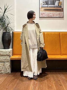 「RODE SKO（ロデスコ）のアイテム」を使った、藤田　瀬名さん（レディース・157cm）の秋コーディネート
