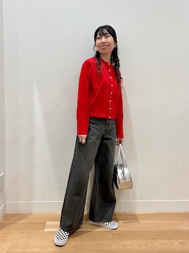 「アイテム（スリッポン）」を使った、kcoさん（レディース・158cm）の夏コーディネート