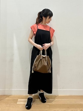 「PUMA（プーマ）のアイテム」を使った、kco_doorsさん（レディース・158cm）の夏コーディネート
