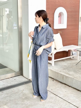 「MICO COULIER（ミコクリエ）のアイテム」を使った、fujitaさん（レディース・155cm）の春コーディネート