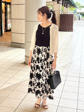 「NOLLEY'S LIGHT（ノーリーズライト）のアイテム」を使った、fujitaさん（骨格ウェーブ・レディース・155cm）の夏コーディネート