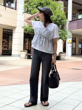 fujitaさん(レディース・155cm)の夏コーディネート