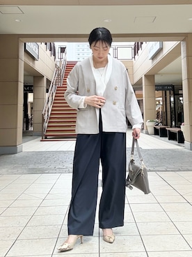 fujitaさん(レディース・155cm)の春コーディネート