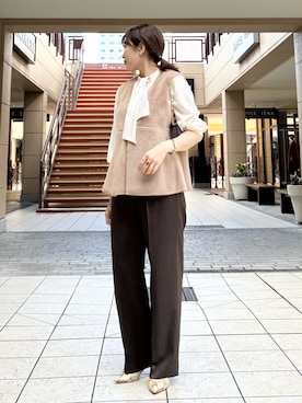 fujitaさん（骨格ウェーブ・レディース・155cm）の秋コーディネート