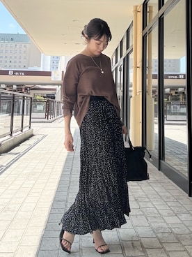 fujitaさん（骨格ウェーブ・レディース・155cm）の秋コーディネート