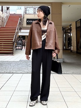 fujitaさん（レディース・155cm）の秋コーディネート