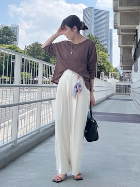 fujitaさん（骨格ウェーブ・レディース・155cm）の秋コーディネート