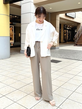 fujitaさん(レディース・155cm)の春コーディネート