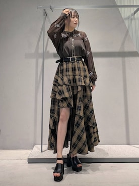 「アイテム（タンクトップ）」を使った、natsuki_s2さん（レディース・153cm）の夏コーディネート