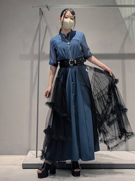 「アイテム（ワンピース/ドレス）」を使った、natsuki_s2さん（レディース・153cm・10代）の夏コーディネート