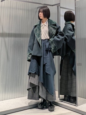 「アイテム（ピーコート）」を使った、natsuki_s2さん（レディース・153cm・20代）の秋コーディネート