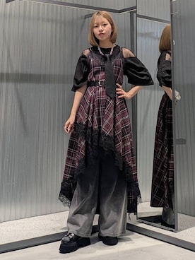 「アイテム（ワンピース/ドレス）」を使った、natsuki_s2さん（レディース・153cm・10代）の夏コーディネート