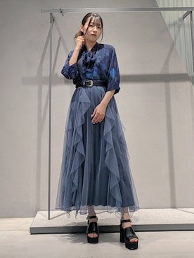 「HARE（ハレ）の2WAYスクエアラメニットタンクトップ(HARE)（タンクトップ）」を使った、natsuki_s2さん（レディース・153cm・10代）の夏コーディネート