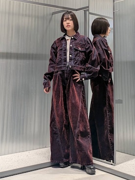 「デート/ロマンティック」｜「アイテム（ジャケット/アウター）」を使った、natsuki_s2さん（レディース・153cm）の冬コーディネート